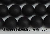 CSB1459 15.5 inches 12mm matte round shell pearl beads wholesale