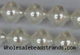 CSB175 15.5 inches 16*17mm lantern shape shell pearl beads