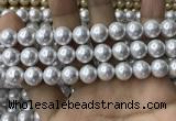 CSB2111 15.5 inches 10mm ball shell pearl beads wholesale