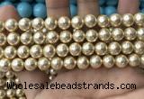 CSB2116 15.5 inches 8mm ball shell pearl beads wholesale