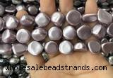 CSB2156 15.5 inches 14*14mm - 15*15mm baroque shell pearl beads