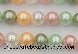 CSB327 15.5 inches 10mm round mixed color shell pearl beads