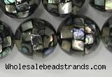 CSB4024 15.5 inches 12mm ball abalone shell beads wholesale