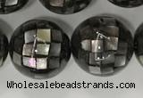 CSB4044 15.5 inches 16mm ball abalone shell beads wholesale