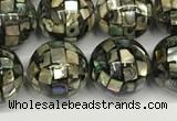 CSB4100 15.5 inches 10mm ball abalone shell beads wholesale