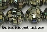 CSB4101 15.5 inches 12mm ball abalone shell beads wholesale