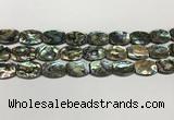 CSB4161 15.5 inches 12*16mm flat drum abalone shell beads wholesale