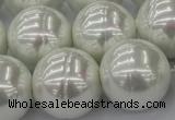 CSB660 15.5 inches 22mm whorl round shell pearl beads