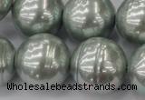 CSB661 15.5 inches 22mm whorl round shell pearl beads