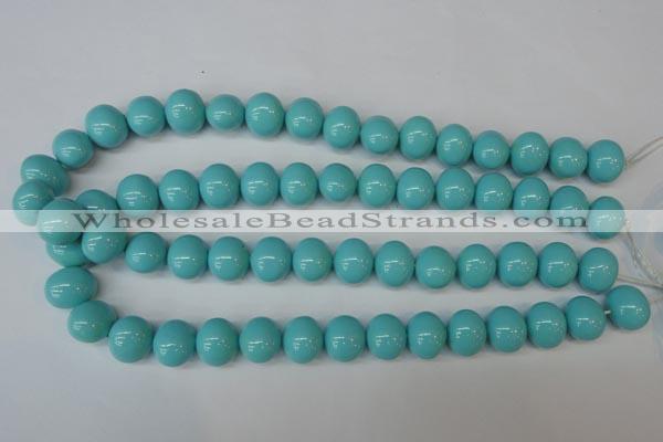 CSB812 15.5 inches 13*15mm oval shell pearl beads wholesale