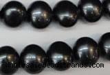 CSB818 15.5 inches 13*15mm oval shell pearl beads wholesale