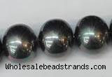 CSB838 15.5 inches 16*19mm oval shell pearl beads wholesale