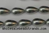 CSB865 15.5 inches 9*16mm teardrop shell pearl beads wholesale