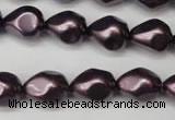 CSB891 15.5 inches 12*14mm teardrop shell pearl beads wholesale