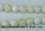 CSB953 15.5 inches 10mm round shell pearl beads wholesale