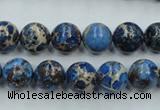 CSE211 15.5 inches 8mm round dyed natural sea sediment jasper beads