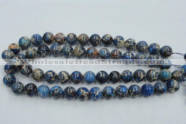 CSE214 15.5 inches 16mm round dyed natural sea sediment jasper beads