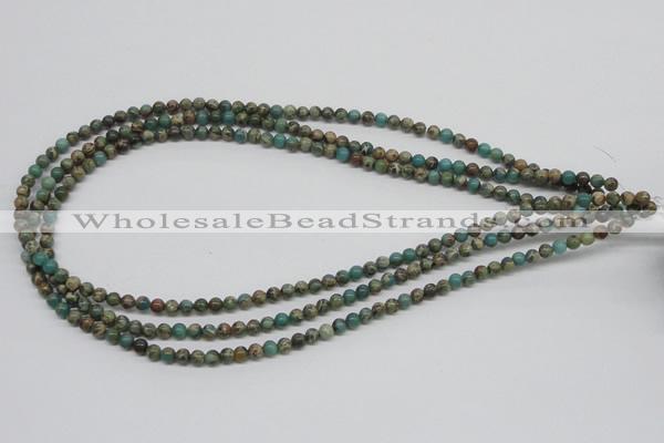 CSE5001 15.5 inches 4mm round natural sea sediment jasper beads