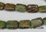 CSE5040 15.5 inches 10*14mm rectangle natural sea sediment jasper beads