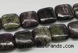 CSG58 15.5 inches 10*10mm square long spar gemstone beads wholesale