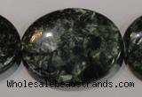 CSH138 15.5 inches 30*40mm oval natural seraphinite gemstone beads