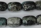 CSI65 15.5 inches 13*18mm drum silver scale stone beads wholesale