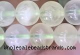 CSJ320 15.5 inches 8mm round serpentine new jade beads