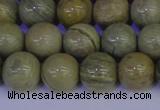 CSL203 15.5 inches 10mm round silver leaf jasper beads wholesale