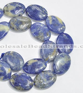 CSO12 15.5 inches 18*25mm oval A grade sodalite beads wholesale