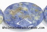 CSO29 15.5 inches faceted oval A grade 22*30mm sodalite beads