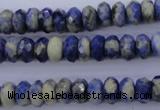 CSO33 15.5 inches 5*10mm faceted rondelle sodalite gemstone beads