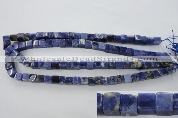 CSO351 15.5 inches 8*8mm cube natural sodalite gemstone beads