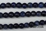 CSO400 15.5 inches 4mm round dyed sodalite gemstone beads