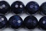 CSO418 15.5 inches 20mm faceted round dyed sodalite gemstone beads