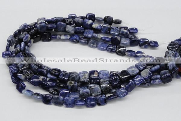 CSO43 15.5 inches 12*12mm square sodalite gemstone beads wholesale