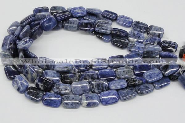 CSO46 15.5 inches 15*20mm rectangle sodalite beads wholesale