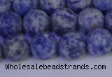 CSO533 15.5 inches 10mm round matte African sodalite beads wholesale