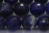 CSO605 15.5 inches 14mm faceted round sodalite gemstone beads