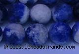 CSO625 15.5 inches 14mm faceted round AB grade sodalite beads