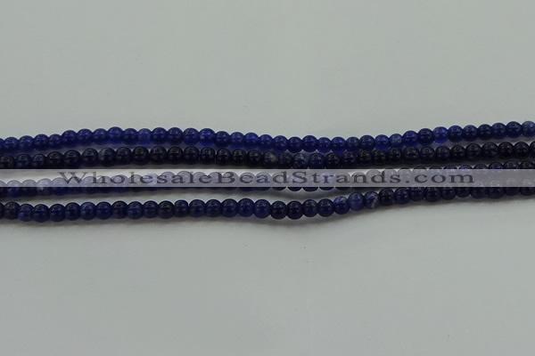 CSO630 15.5 inches 3mm round sodalite gemstone beads wholesale