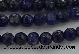 CSO642 15.5 inches 6mm faceted round sodalite gemstone beads