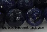 CSO648 15.5 inches 18mm faceted round sodalite gemstone beads