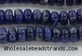 CSO651 15.5 inches 4*6mm rondelle sodalite gemstone beads