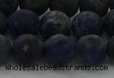 CSO814 15.5 inches 12mm round matte sodalite gemstone beads