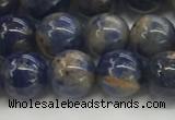 CSO832 15.5 inches 8mm round orange sodalite beads wholesale