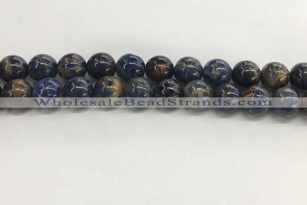 CSO835 15.5 inches 14mm round orange sodalite beads wholesale