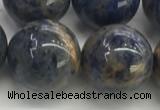 CSO837 15.5 inches 18mm round orange sodalite beads wholesale