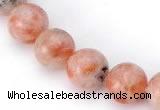 CSS01 12mm round natural indian sunstone beads Wholesale