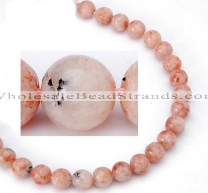 CSS01 12mm round natural indian sunstone beads Wholesale