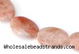 CSS04 13*18mm flat oval natural indian sunstone beads Wholesale